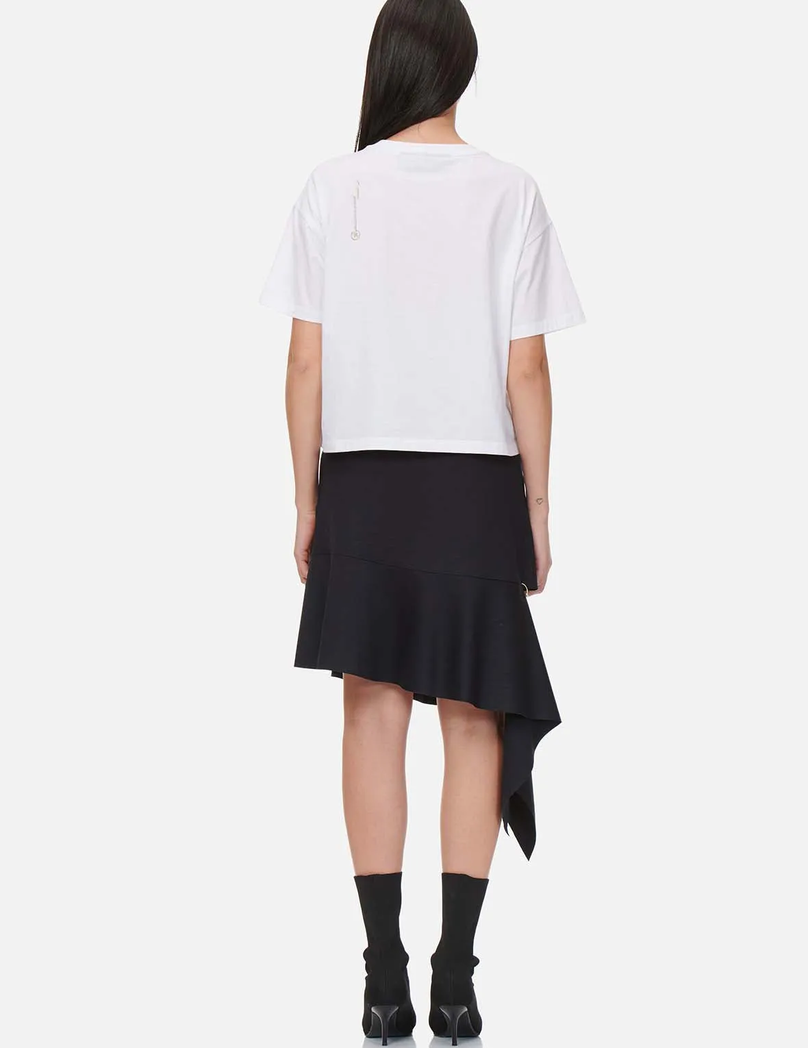 Asymmetric Drape Skirt