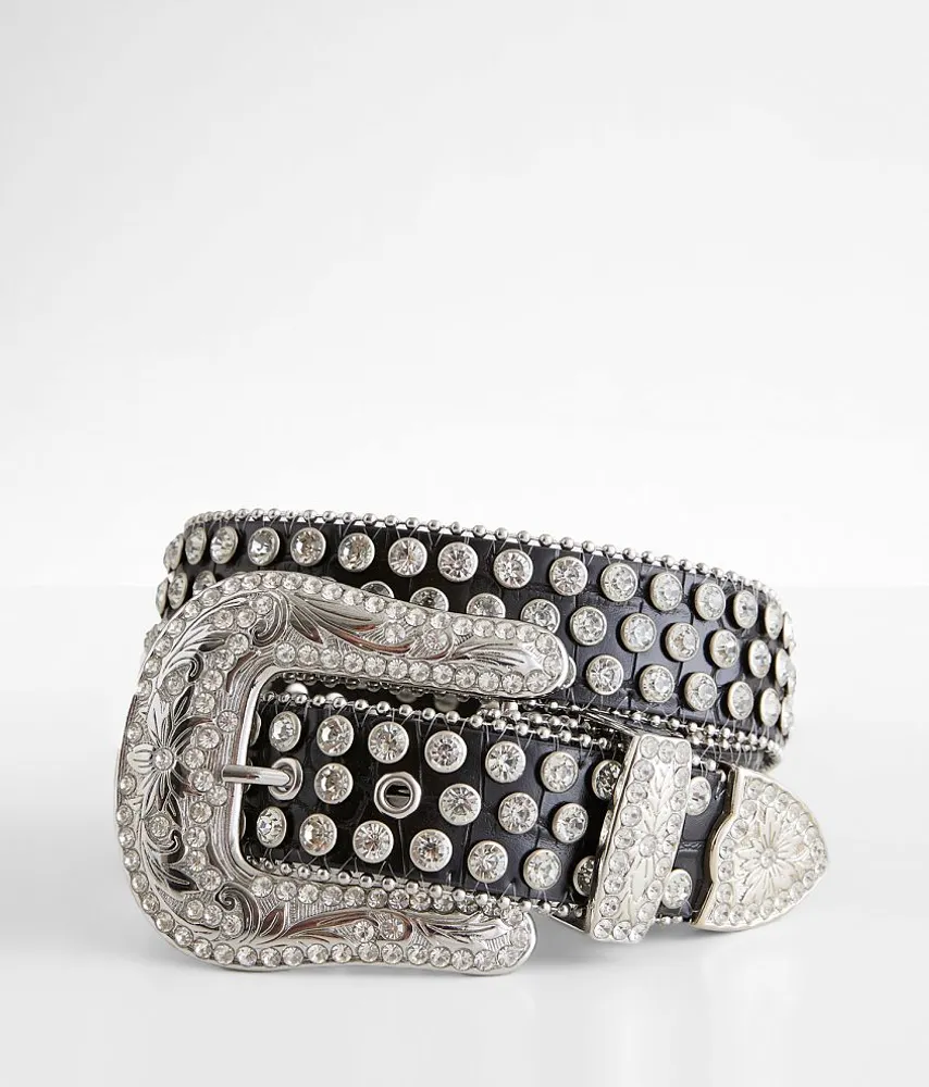 BKE Glitz Textured Leather Belt