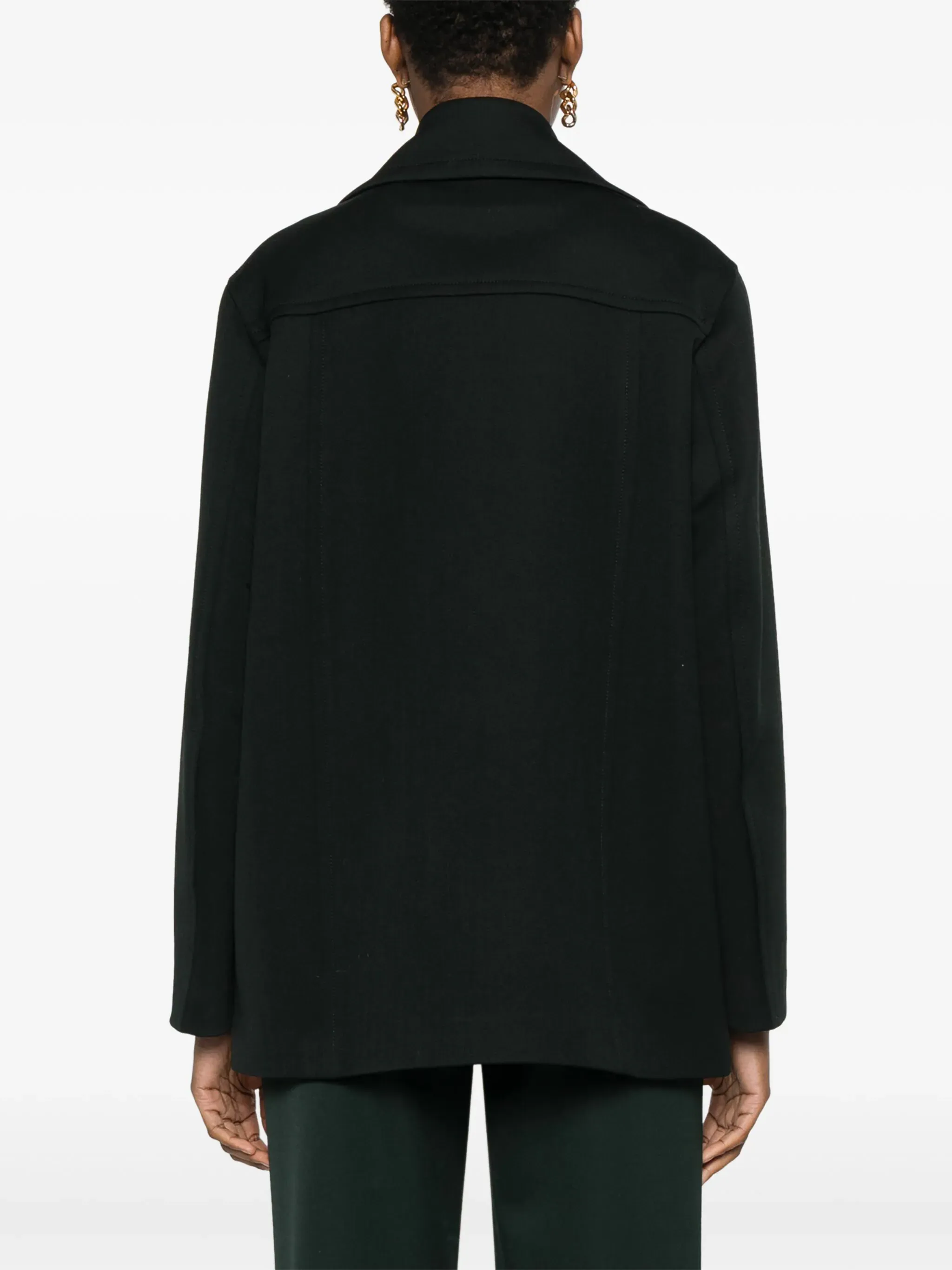 double-breasted coat