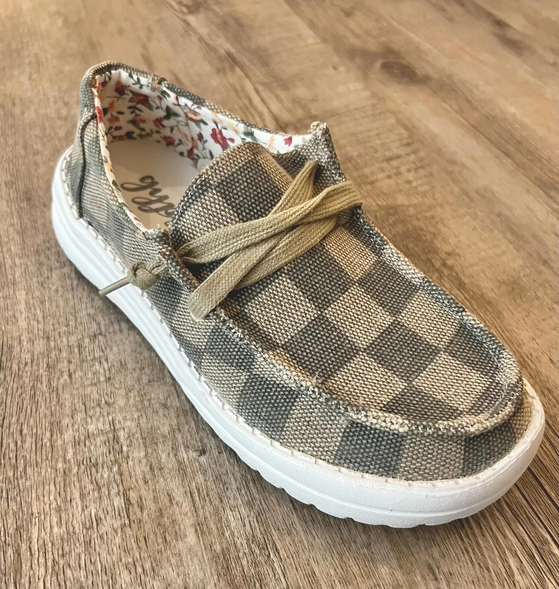 FINAL SALE - Gypsy Jazz Big Time Slip On- Gray
