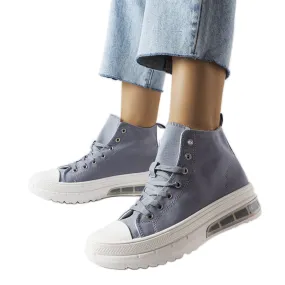 Inna Gray high-top sneakers from Quiet grey