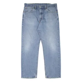 LEVI'S 505 Jeans Mens Blue Regular Straight W35 L30