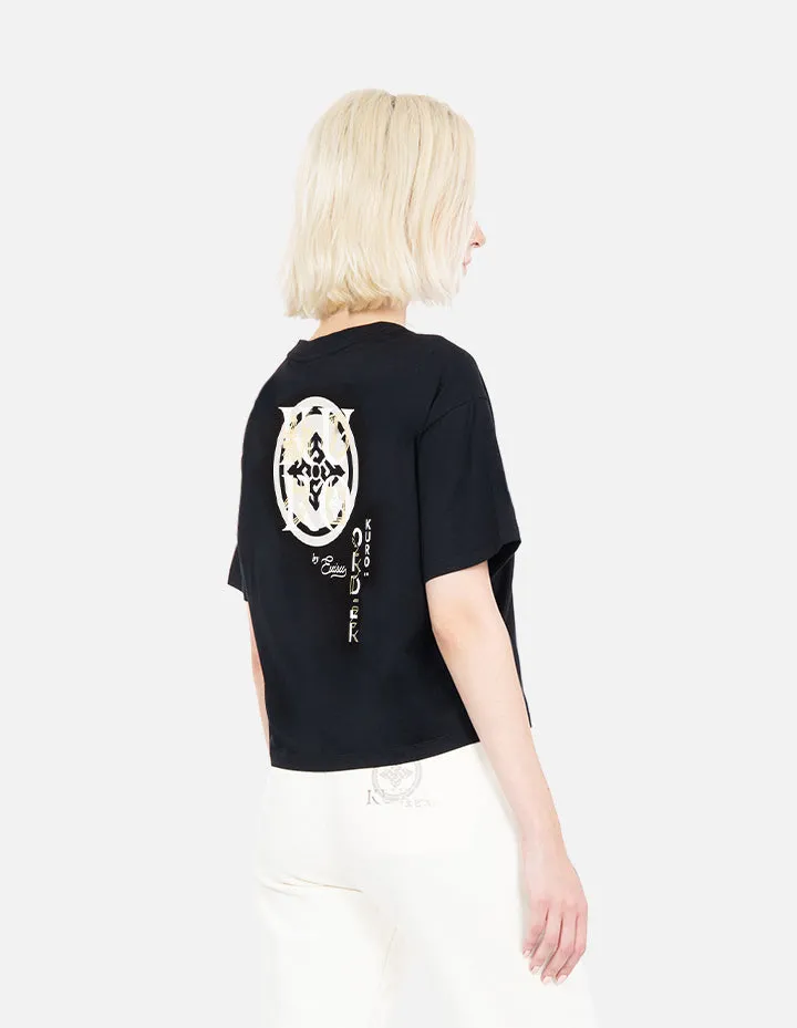 Logo and Kamon Print T-shirt