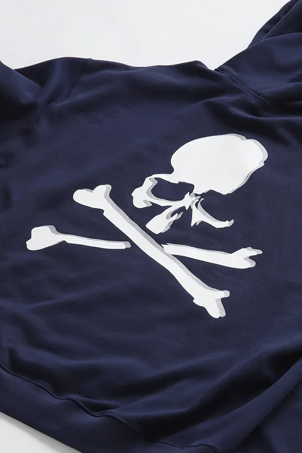 MJ BOXY LOGO AND SKULL HOODIE