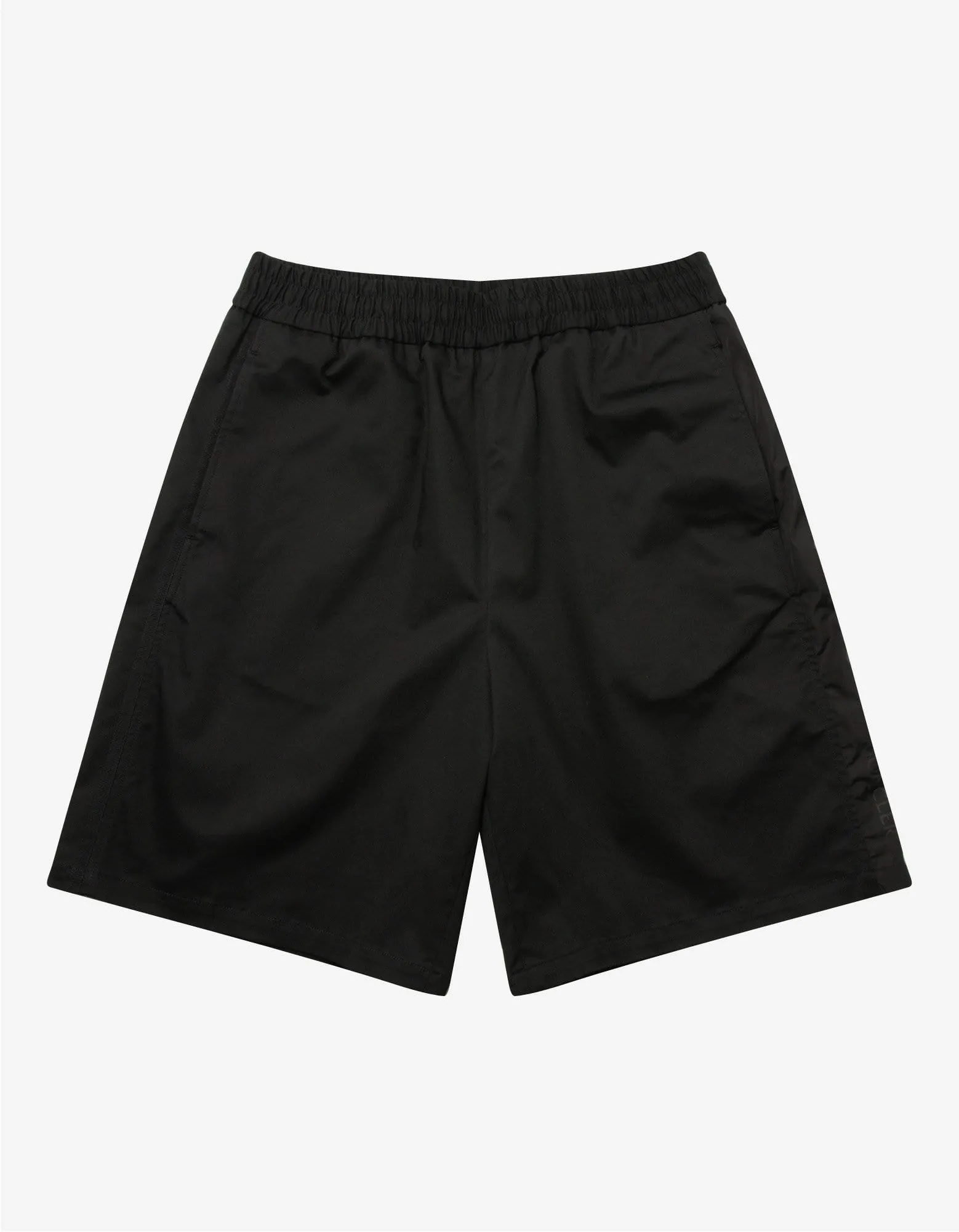 Moncler Black Logo Side Band Shorts