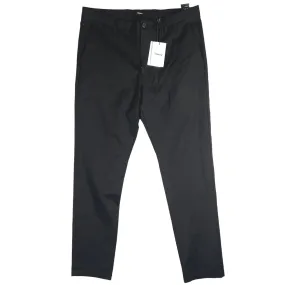 NEW $225 Theory Men’s Black Zaine Ankle Stretch Straight Chino Pants Size 36