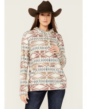 Product Name:  Ampersand Avenue Women's Southwestern Print Hoodie