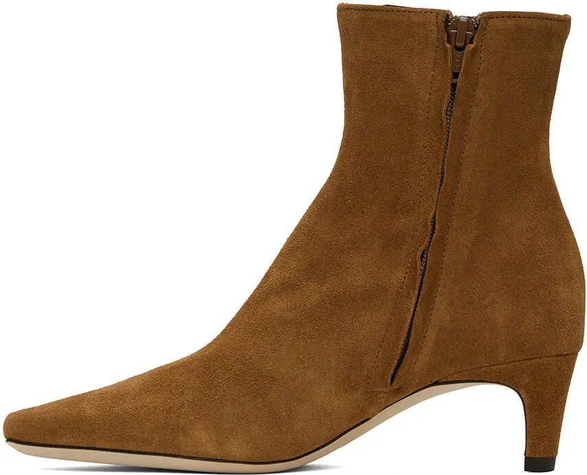Staud Tan Wally Ankle Boots