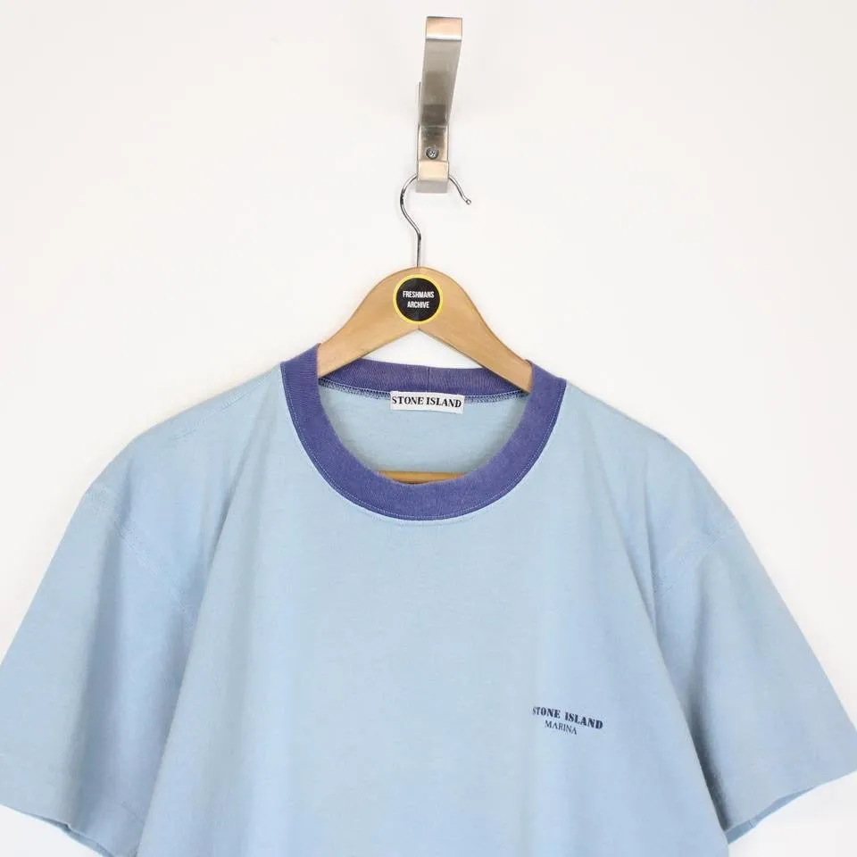 Vintage 80s Stone Island Marina T-Shirt Medium