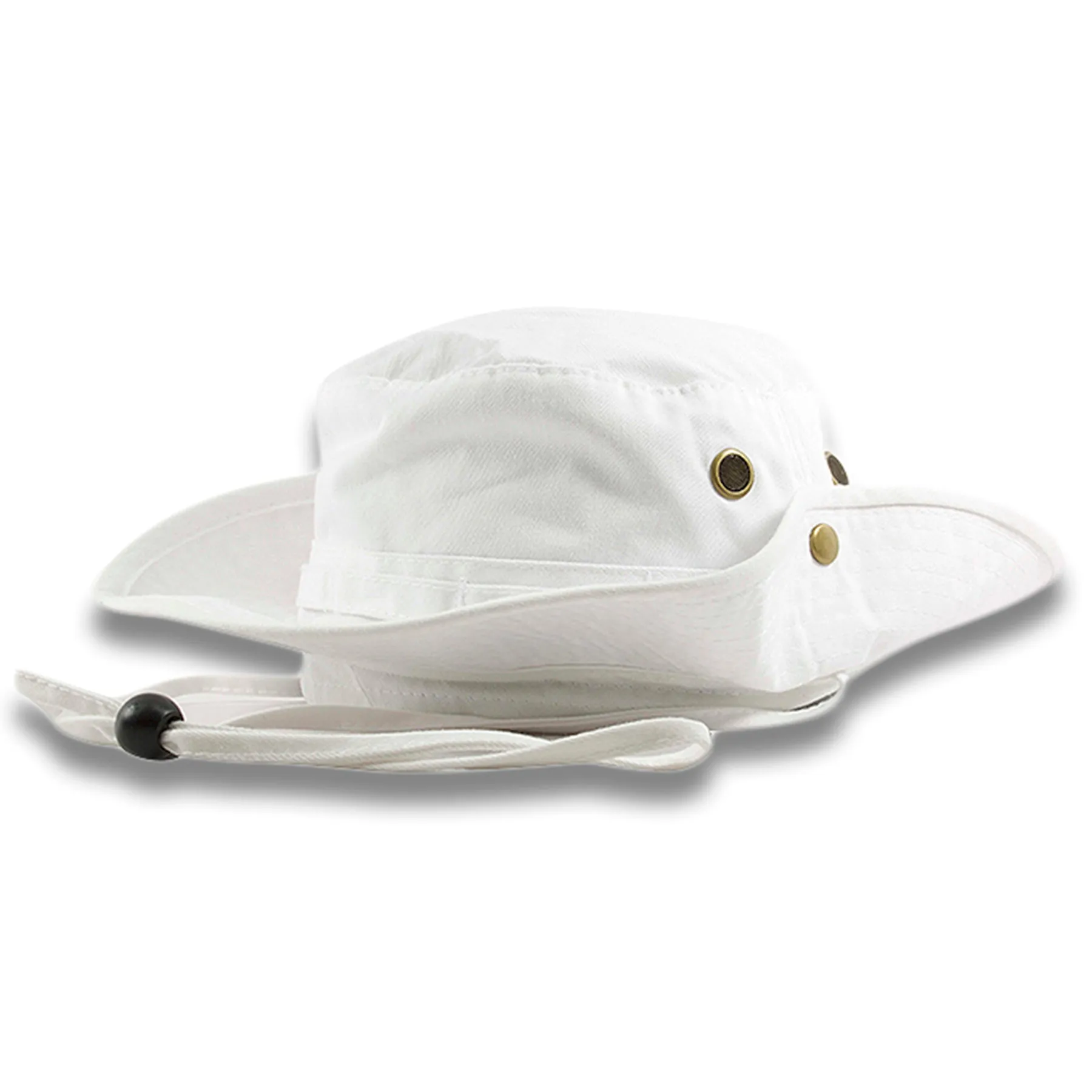 White Boonie Blank Bucket Hat