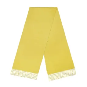 Yellow 100% Cashmere Scarf